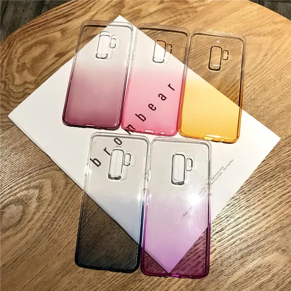 Сумерки радуга ТПУ чехол для samsung Galaxy S9 S8 плюс Примечание 9 8 A5 A7 2017 A6 A8 J4 J6 J8 2018