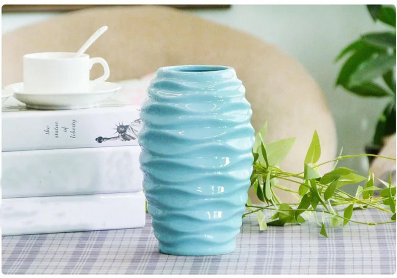 1 шт. керамический держатель для цветов Прекрасная жардиньерка украшение дома керамическая ваза