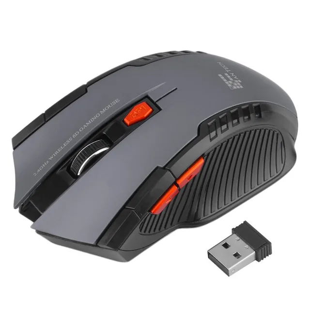 FANTECH 2.4GHz Wireless Mouse 6 Buttons Opto-electronic Wireless Cordless Gaming Mouse Mice Computer Mouse for Desktop Laptop PC FANTECH 2.4GHz Wireless Mouse 6 Buttons Opto-electronic Wireless Cordless Gaming Mouse Mice Computer Mouse for Desktop Laptop PC