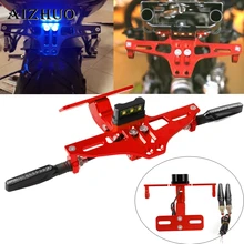 Держатель номерного знака мотоцикла светодиодный держатель Номера для suzuki gsx s1000 honda vfr 800 cb600 tnt 125 yamaha xmax 250 125 300 400