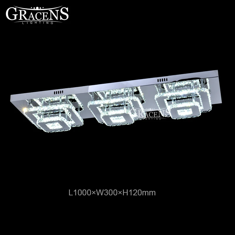 

Modern Crystal LED Ceiling light Fixture For Indoor Lamp lamparas de techo Surface Mounting Ceiling Lamp For Bedroom Dining Room