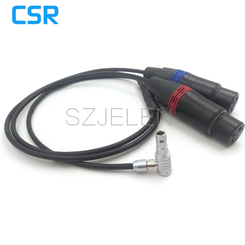 Arri Alexa Mini Audio Cable, Alexa Mini two-channel audio cable, 00B 5-pin to Neutrik XLR 3-pin female Arri Alexa Mini Audio Cable, Alexa Mini two-channel audio cable, 00B 5-pin to Neutrik XLR 3-pin female