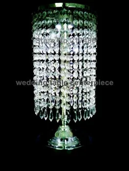 

acrylic mental crystal flower stand for wedding table centerpieces