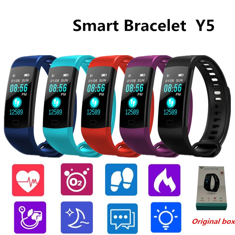 Y5 Pulsometer Fitness Smart watch android os ios blood oxygen Activity