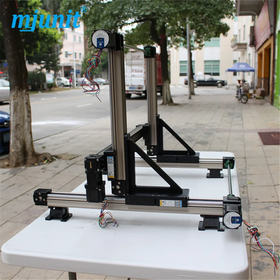 XYZ моторизованная линейная ступень с 57 шаговым двигателем Linear Stage ручной