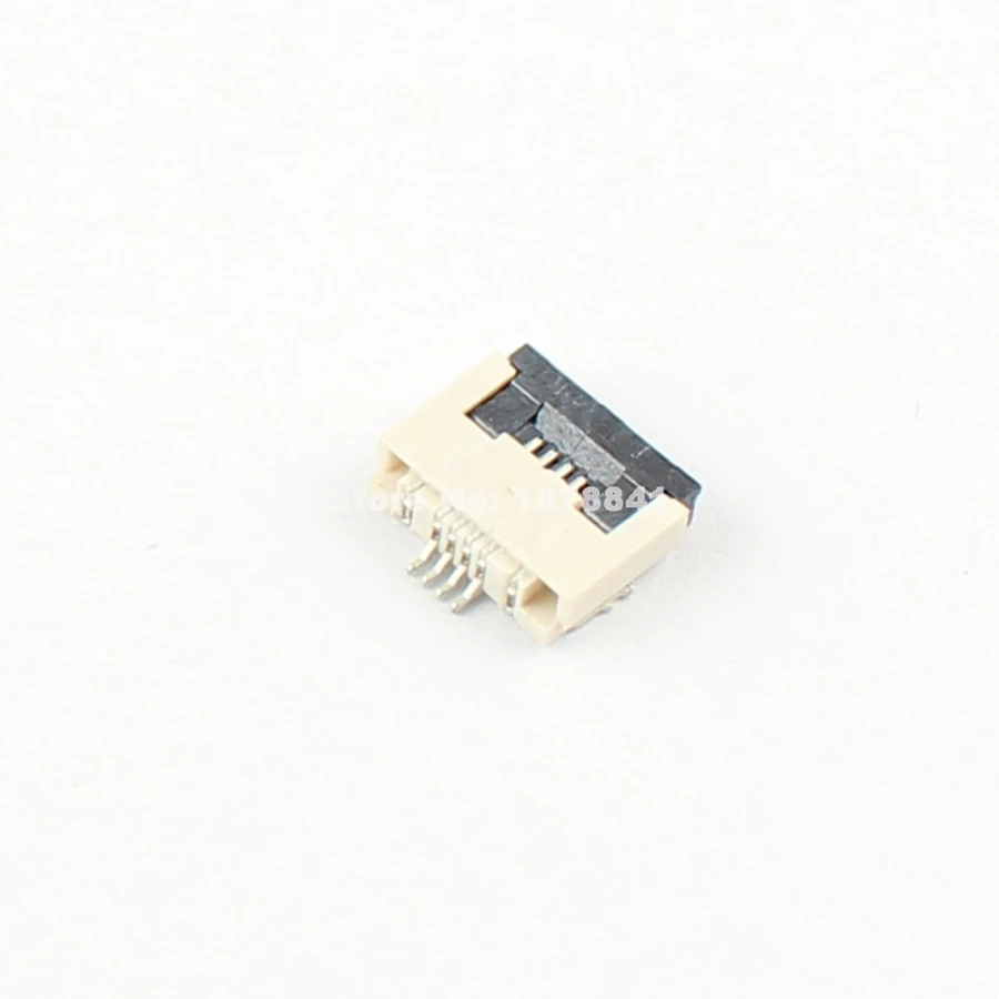 

10 Pcs Per Lot FPC FFC 0.5mm Pitch 4 Pin Flip Type Ribbon Flat Connector Bottom Contact