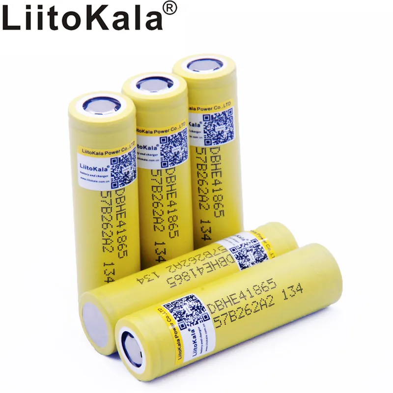 

New Original HE4 2500 mAh 18650 Li-ion Battery Rechargeable 3.7V Batteries Max Power 20A, 35A Download For E-cigarette