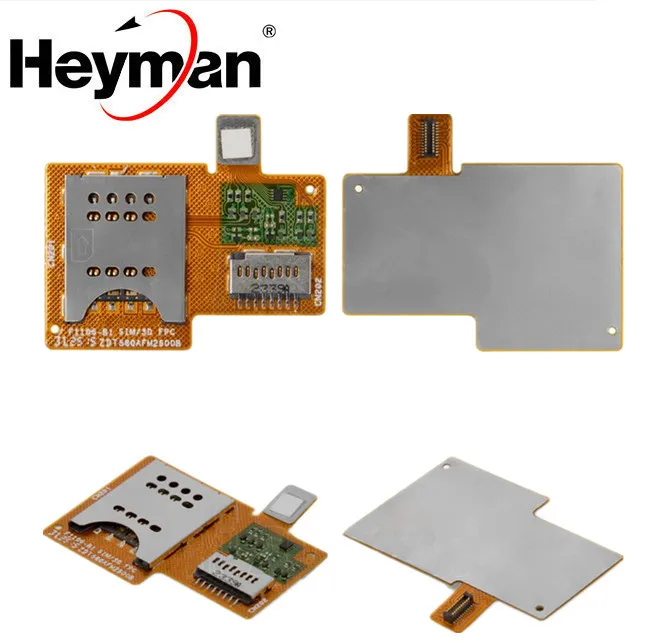 

Heyman Flex Cable for Sony Miro ST23i (with memory card connector,with flat cable)SIM Card Connector Replacement parts