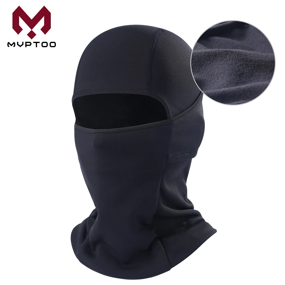 

Winter Motorcycle Full Face Shield Thermal Fleece Balaclava Cap Warmer Moto Tactical Army Cycling Ski Head Mask Helmet Liner Men