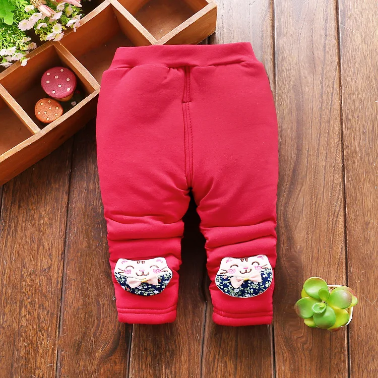 Новые модные зимние штаны для малышей, ультраплотные зимние штаны для малышей, теплые штаны, одежда для малышей 0-3 лет