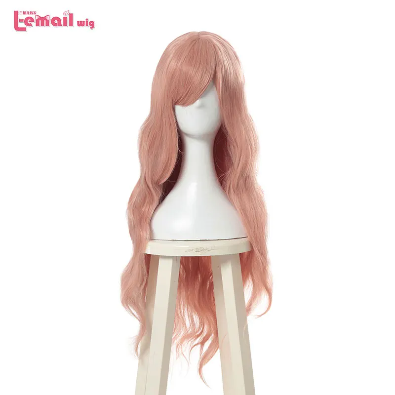 

L-email wig Brand New 80cm/31.49inch Women Long Curly Wigs Heat Resistant Synthetic Hair Perucas Cosplay Wigs for Women