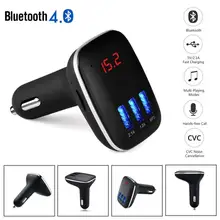 Автомобильный комплект свободный Ручной ЖК MP3 плеер радио fm-передатчик беспроводной Bluetooth USB/SD Прямая 19 апреля