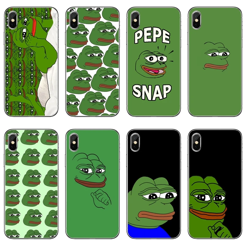 

funny pepe the frog meme For Samsung Galaxy J4 J5 J6 J7 A5 A7 A8 A9s Plus Prime star 2016 2017 2018 Soft mobile phone case