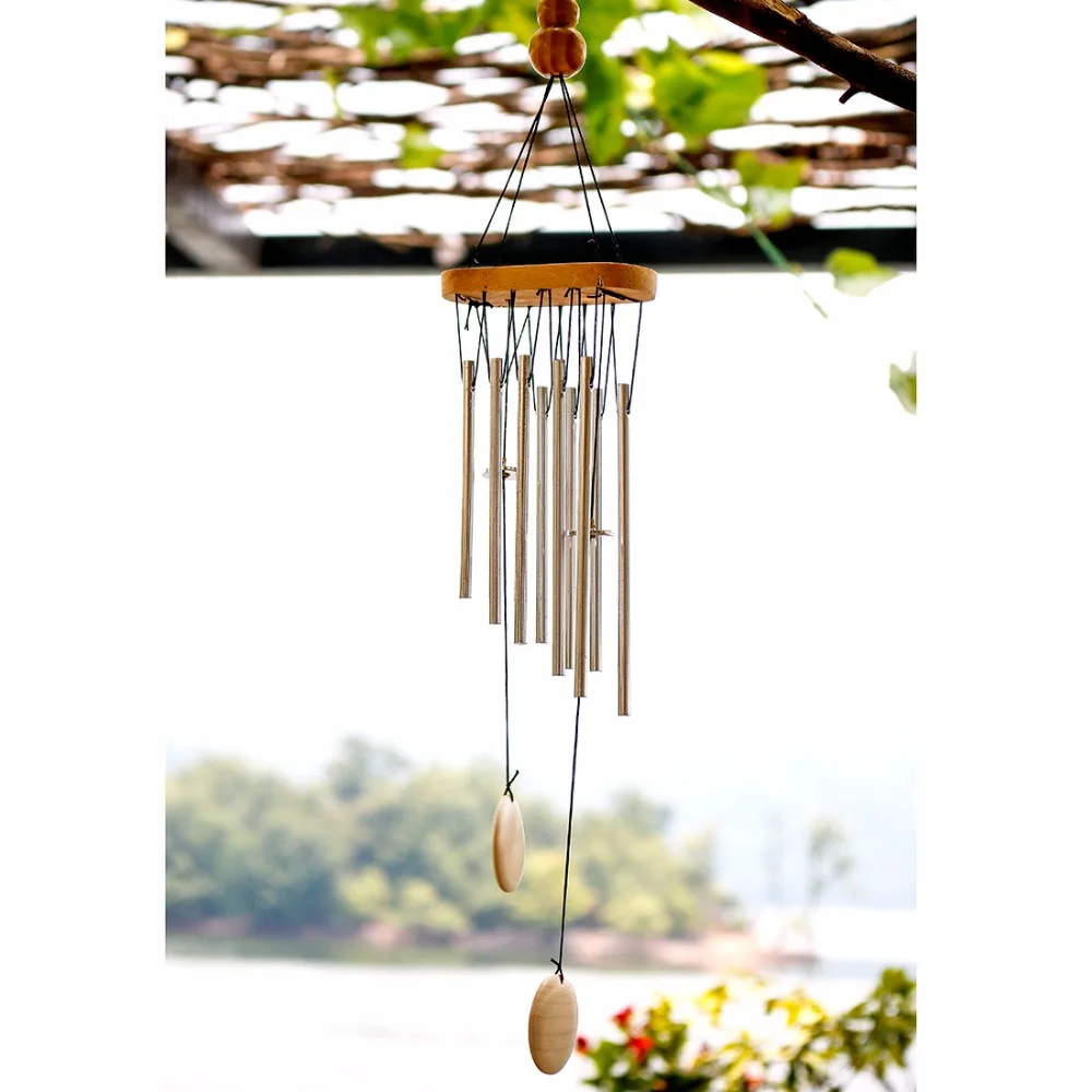 H& D Средний удивительный Грация деревянная Тыква Encore Chimes-вдохновляющая Коллекция украшения для домашнего сада