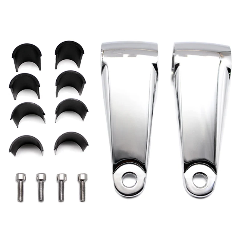 Nordson For 35mm 39mm 41mm Forks Side Mount Motorcycle Headlight Brackets Head Light Fork Mounting Brackets Cafe Racer Cruiser