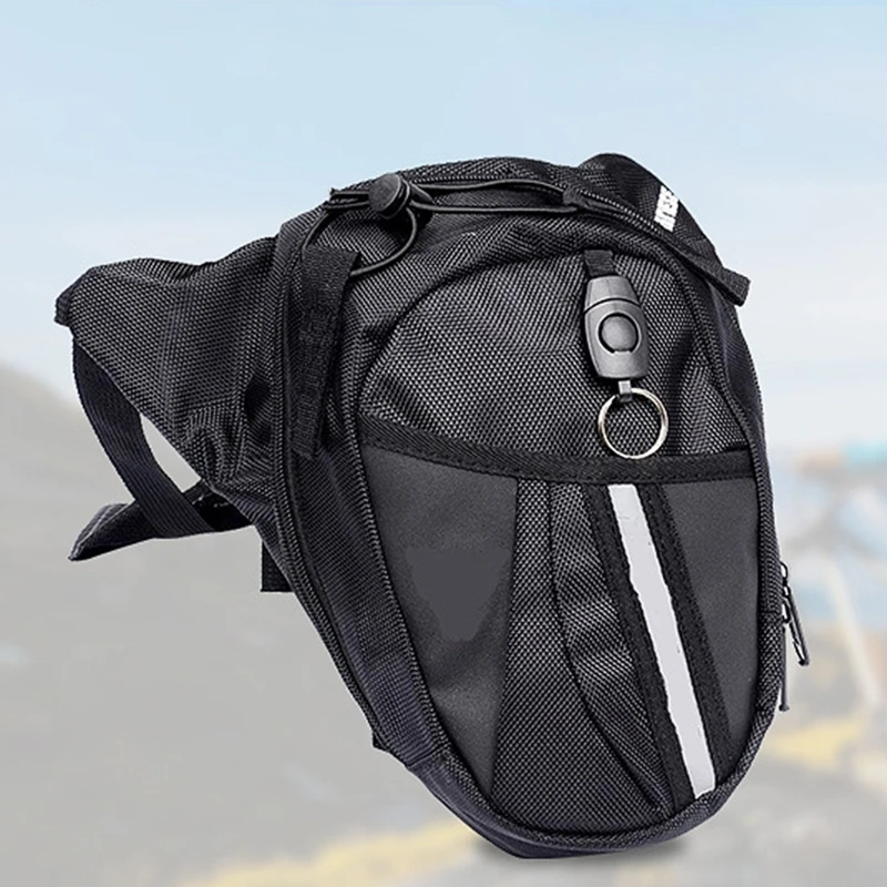 2019 جديد النايلون الخصر حزم حقيبة الساق للماء Waistpack دراجة نارية مضحك انخفاض حزام الحقيبة حزمة مراوح الخصر حزام حقيبة حزم