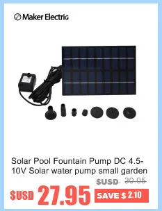 Solar water pumps, garden pumps, fountain pumps, and other types of outdoor pumps, energy saving and environmental protection