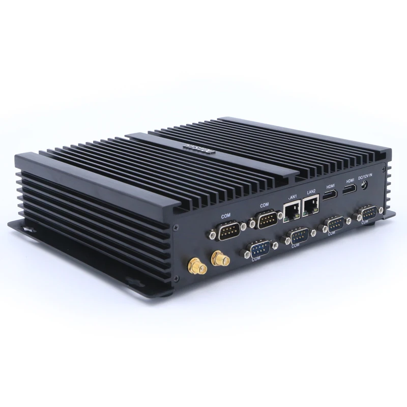 Fanless 2 Ethernet pfSense Mini PC Dual Intel Nic Rugged Industrial Windows Server Linux WiFi Router Intel Core i3 4030Y 4K HD(1)
