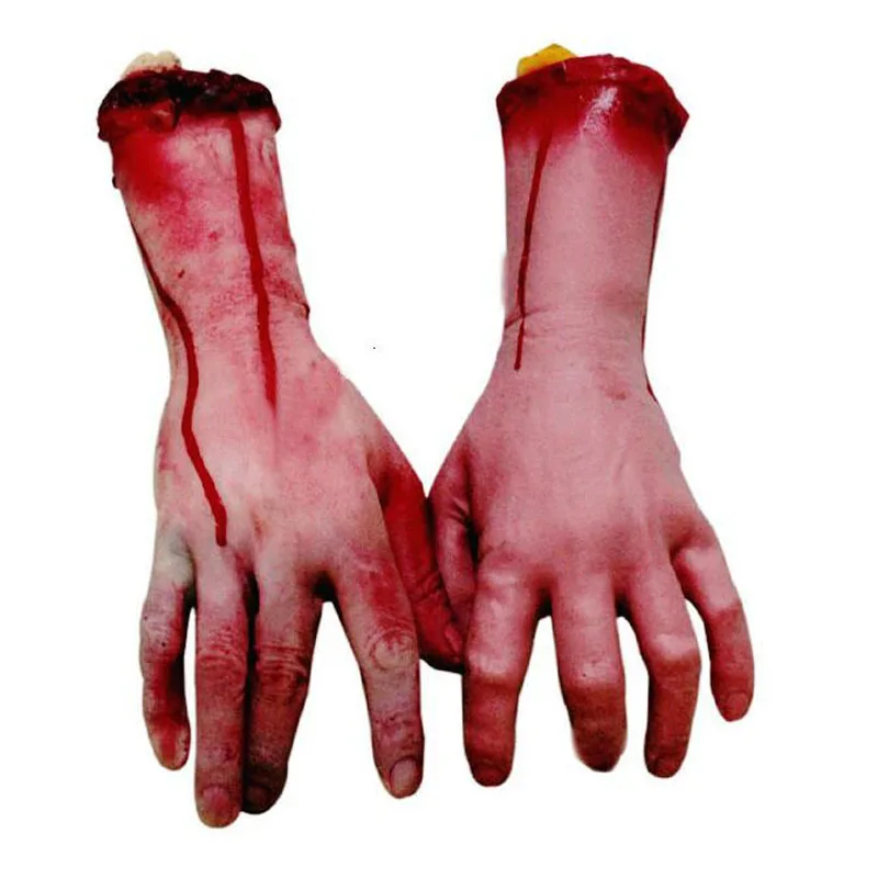 

Halloween Whole Person Horror Tricky Toy Supplies Limbs Broken Fingers Blood Broken Hands Blood Hand Blood Dropship