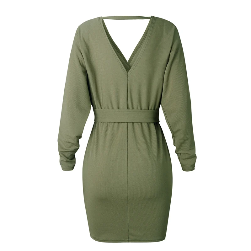 Sexy V-Neck Dress8