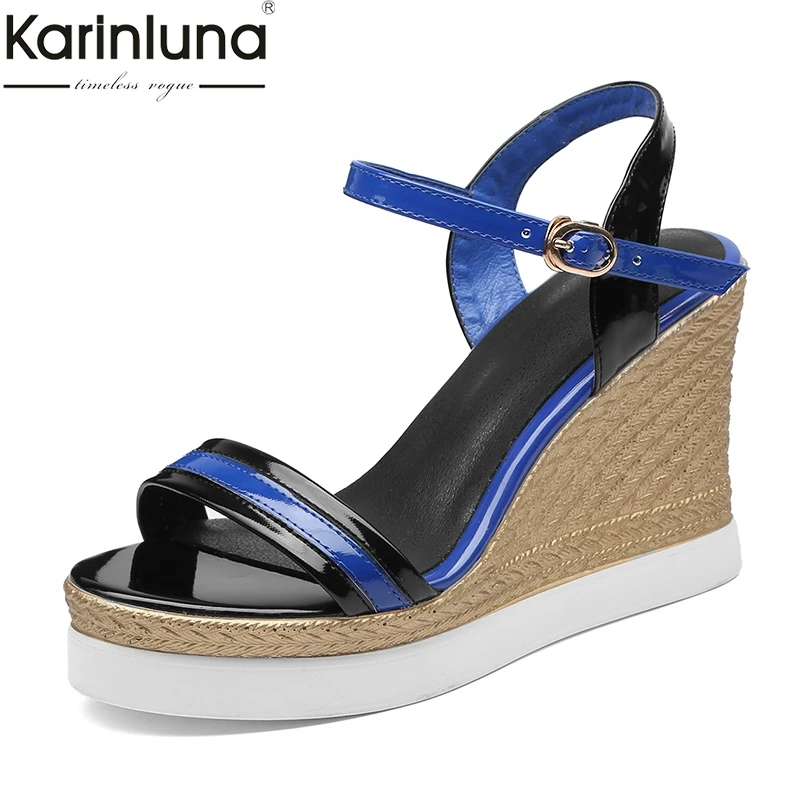 

Ins style hot sale Wedges High Heels Platform Shoes Woman Casual Party leisure Summer Sandals Female Footwear