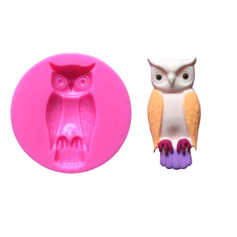 Owl Creative Silicone Molds Wedding Creative Cake Decoration Tools Birthday Cool Cake Lace Mold