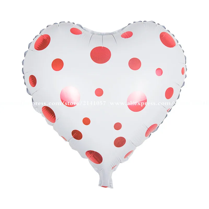 50 Pz Lotto 18 Pollici Palloncini Cuore Spot Palloncino Mylar Ballon Palloncino Di Elio Festa Nuziale Di Compleanno Decorazione Ballon Ballon Helium Ballon Fastballon Toy Aliexpress