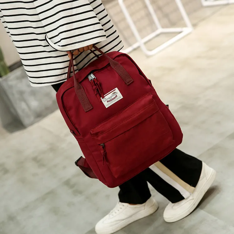 

New Teen Backpack Multi Function Canvas Backpack Travel Mochila Feminina Backpacks For School