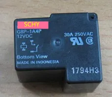 

10pcs/lot G8P-1A4P-12V G8P-1A4P-12VDC G8P-1A4P-DC12V G8P-1A4P 12V 30A 4Pin