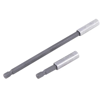 

1/4'' Magnetic Screwdriver Bit Holder Set Extensions Hex 60/75/100/150mm
