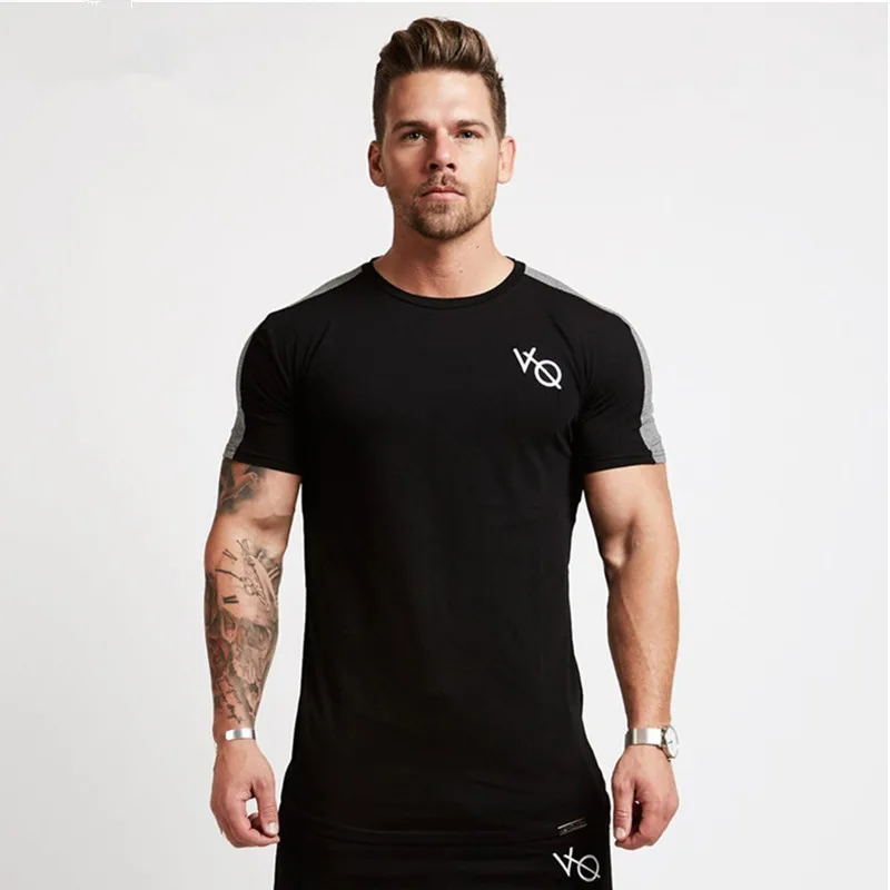 2018 New and Fitness Short Sleeve Cotton T shirt Gyms