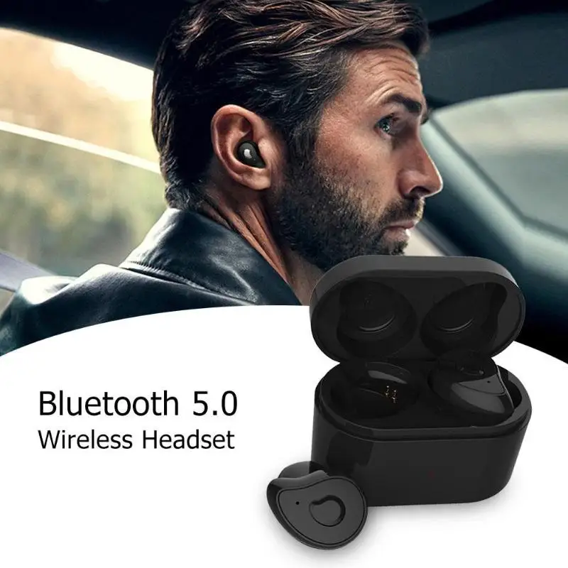 SE-6 TWS мини bluetooth-гарнитура в ухо беспроводной стерео с зарядным устройством