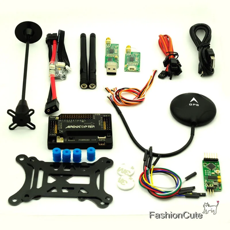

APM2.8 Flight Controller & NEO-6M GPS 433Mhz Telemetry OSD Power Module Remote Controller Multicopter FPV Helicopter