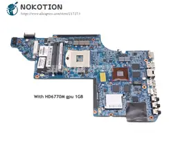 NOKOTION для hp Pavilion DV7 DV7-6000 Материнская плата ноутбука HM65 DDR3 HD6770M 1 ГБ 639391-001 665991-001 665990 -001