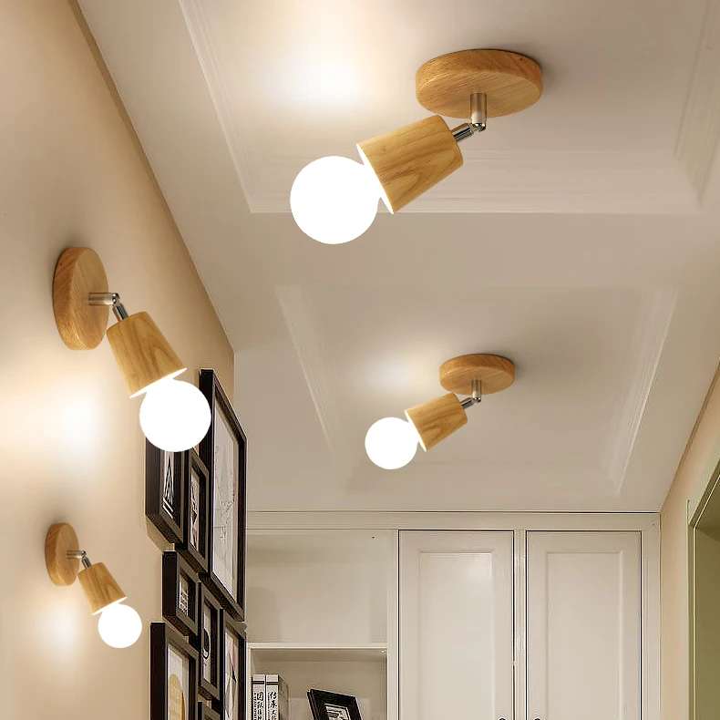 Lâmpada do Teto Cobre e Tons Ferro Madeira Sombra Luz Pingente Triângulo Metal Teto Lampshades E27 5w - 22 teto sombra luz pingente cobre e tons