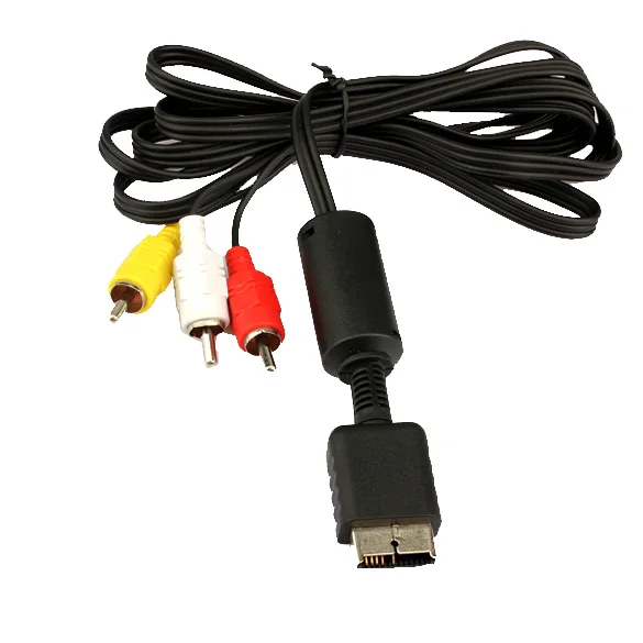 A Ausuky New AV Audio Video Cable Cord for Sony PlayStation PS2 PS3