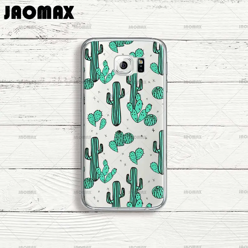 Jaomax летний банановые листья чехол для телефона в форме кактуса samsung Galaxy S7 S6 S5 S4 S3