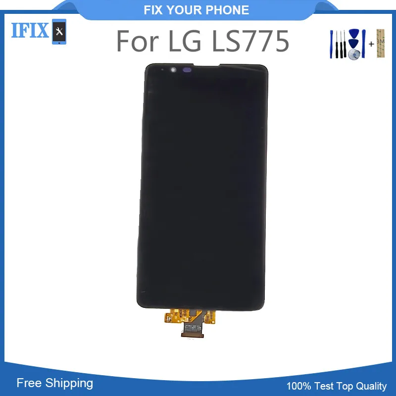 

For LG LS775 LCD Display Touch Screen Digitizer Assembly Replacement Parts White And Black With Tools