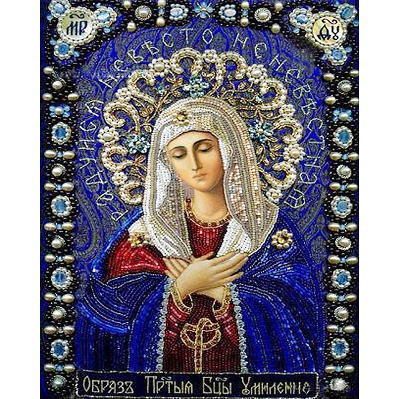 

Religious,The Mother of God,5D DIY Diamond Painting,Picture By Rhinestones,Daimond Painting,Hobby Diamant Painting Met Steentjes