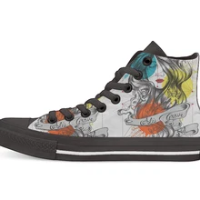 Alis Grave Nil/Новинка; дизайнерская парусиновая обувь с высоким верхом; повседневная обувь на плоской подошве; Прямая