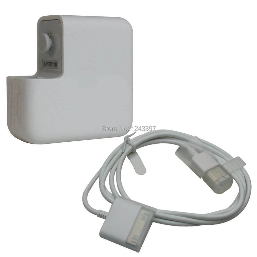 Free Shipping 1394/A1070 FireWire Power Adapter + Cable for iPhone iPod