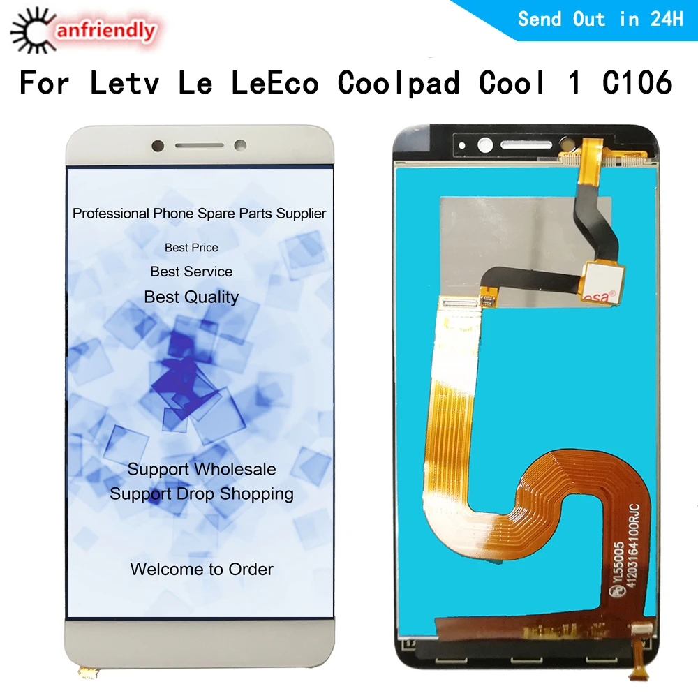 

For Letv LeEco Coolpad cool1 cool 1 c106 c106-7 C106-9 R116 C103 Cool 1c LCD Display Touch panel Screen Digitizer Assembly