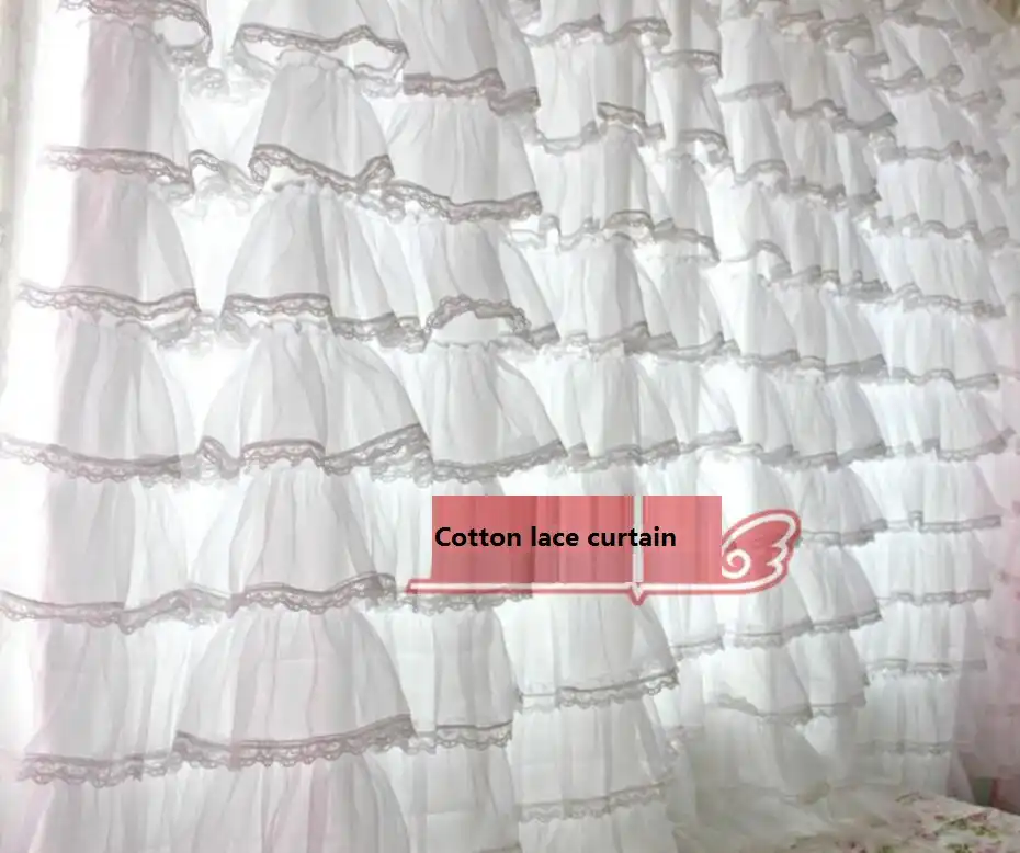 Multi Layer Lace Curtain For S Bedroom Princess Style Elegant Multi Layer Lace Curtain For S