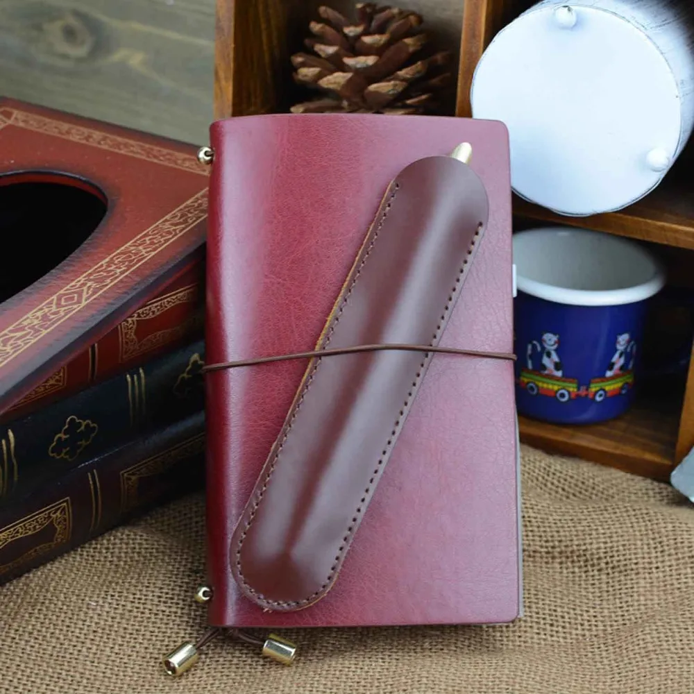 

PU Leather Refillable Traval Journal Notebook Soft Notebook Journal Diary Planner Handmade Travelers Notebook