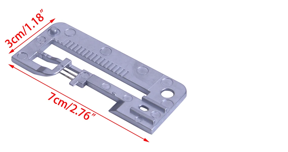 Серебряный 4 нитки строчка иглы пластины подходит для Brother оверлок Оверлоки 3034d 4234d# Xb1555001