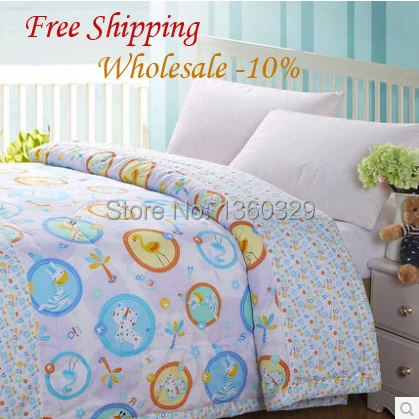 

Summer Quilted Cotton Comforter King Size Summer Quilts Set Thin Summer Blanket Patterns Bed Cartoon Quilt Queen Free Shipping