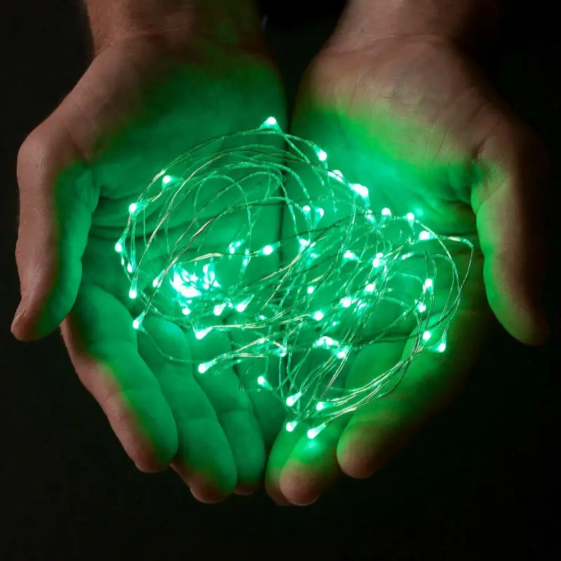 green color micro led string lights 3