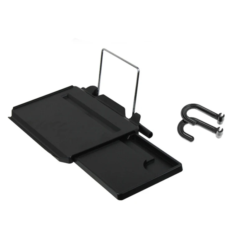 New Car Folding Computer Drawer Dining Table For Mitsubishi Lancer 10 ASX Pajero X Ford Focus 2 3 Fiesta Citroen C4 C5 C3 - Цвет: black