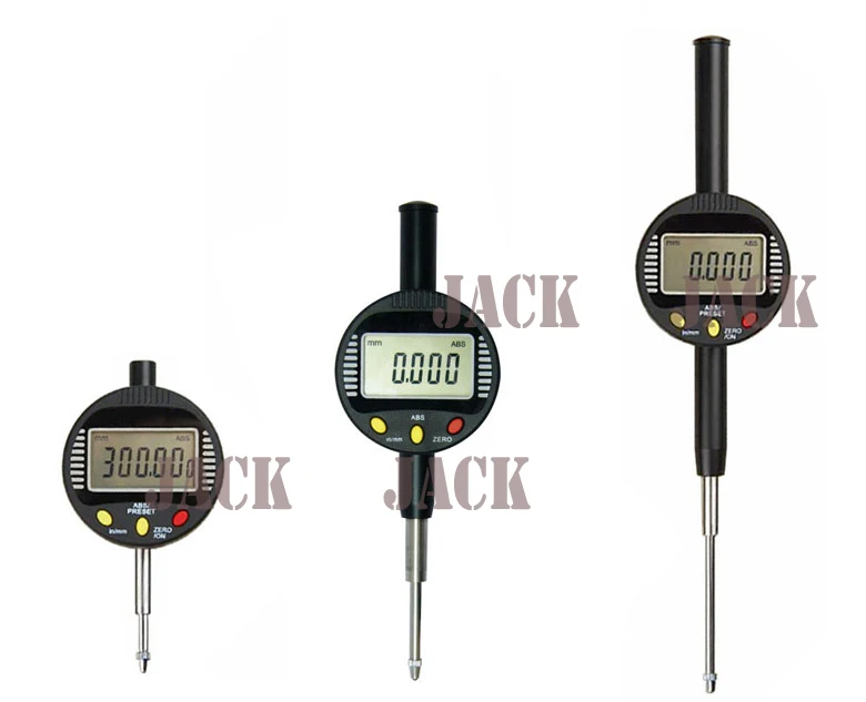 0-12,7 мм/Точность: 0,004 мм Цифровой микрон индикатор/цифровой индикатор/Электронный индикатор микрон с 3 кнопками