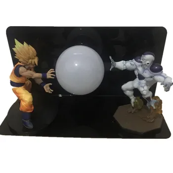

SSJ SON GOKOU VS frieza full power Match Makers Figure Toys Dragon Ball Z goku Freeza Vegeta Figurine Model Strength Bombs lamp